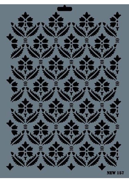 Rich New Seri N-157 Stencil 35X25 cm