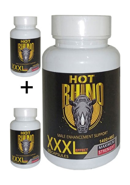 Bonie Hot Rhino Xxxl 60 Lı 3 Adet Erkeklere Özel Şekillendirici Bakım