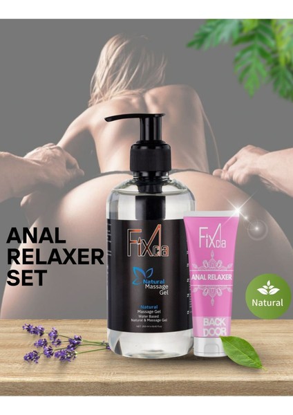 Su Bazlı Kayganlaştırıcı Jel 250 ml + Kadın Anal Relaxer Krem 50 ml – Aromasız, Ph Uyumlu 2’li Set
