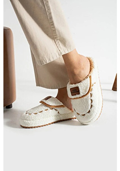 Ev Terliği Ses Yapmaz Kalın Taban Kışlık Terlik 00215 fiyatları