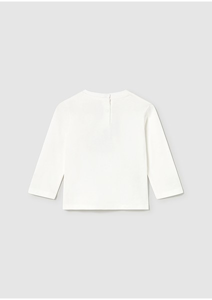 Krem Erkek Bebek Uzun Kollu Baskılı T-Shirt 2072 fiyatları