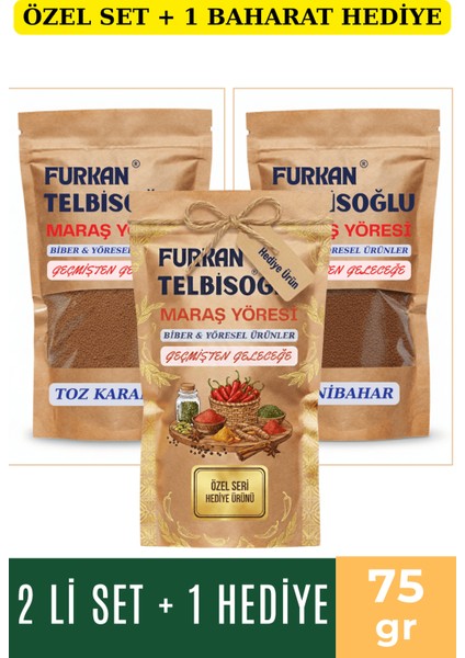 Karanfil Toz 75GR + Yenibahar Toz 75GR + 1 Baharat Hediye
