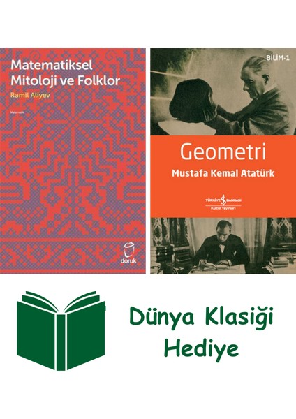 Matematiksel Mitoloji ve Folklor + Geometri + Dünya Klasiği Hediye