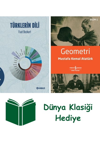 Türklerin Dili + Geometri + Dünya Klasiği Hediye