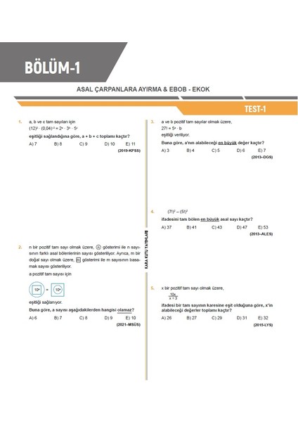 2026 Yks-Ayt Matematik Kara Kutu Ösym Çıkmış Soru Havuzu Bankası Konu Özetli Dijital Çözümlü fiyatları