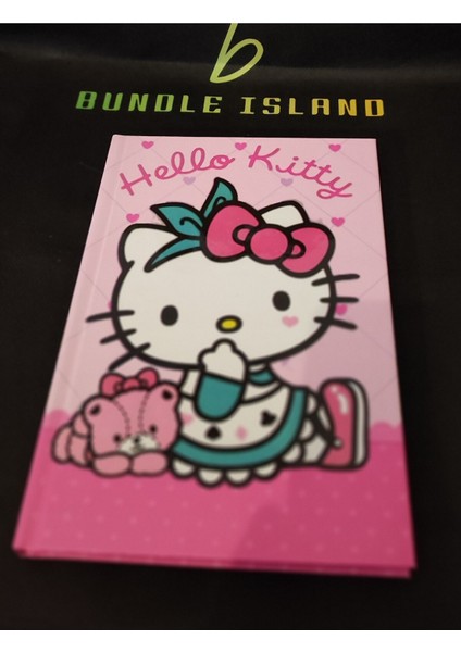 Kuromi Hello Kitty Ciltli Sert Kapak Ajanda Günlük Çok Amaçlı Çizgili Defter