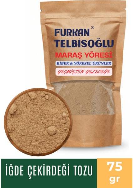 Iğde Çekirdeği Tozu - (Taze,katkısız ) 75GR
