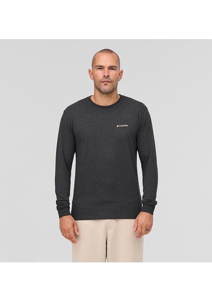 CS0354 Csc M Basic SM Logo Ls Tee Erkek Uzun Kollu T-Shirt modelleri