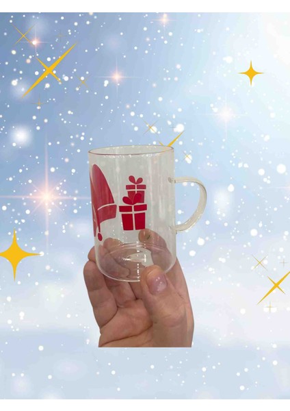 2 Li Ince Cam Noel Yılbaşı Fincan fiyatları