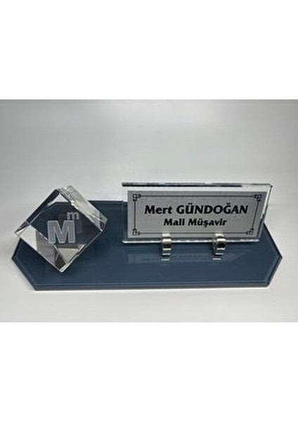 Füme Cam Masa Isimlik ve Cam Içi Mali Müşavirlik Logolu Küp Patlatma fiyatları