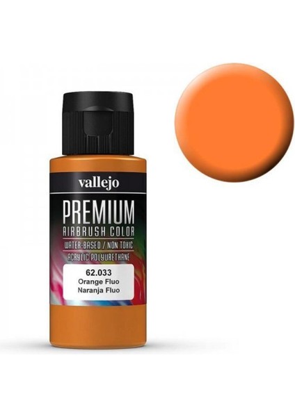 62033 60 ml. Orange Fluorescent, Premium RC Color Serisi Model Boyası fiyatları