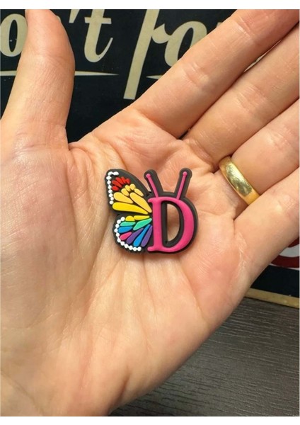 Terlik Süsü/d Harfi Kelebek