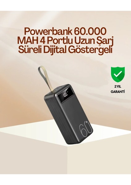 Tüm Cihazlara Uyumlu Çoklu Çıkışlı Powerbank