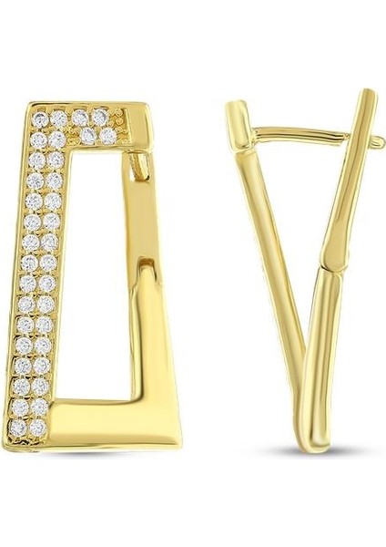 Tasarım Altın Küpe - 14K