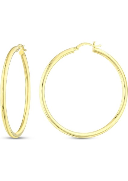 Altın Halka Küpe - 14K