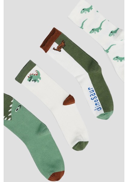 4 Çift Mevsimlik Erkek Çocuk Soket Çorap fırsatları