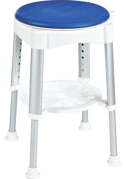 Yüksekliği Ayarlanabilir Duş Taburesi – Kaymaz Ayaklı, 360 Döner Koltuklu fırsatları