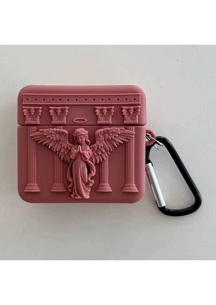 Airpods Pro 3 (2025) Kulaklık Uyumlu Melek Figürlü Silikon Kılıf + Kanca fiyatları