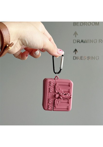 Airpods Pro 3 (2025) Kulaklık Uyumlu Melek Figürlü Silikon Kılıf + Kanca modelleri