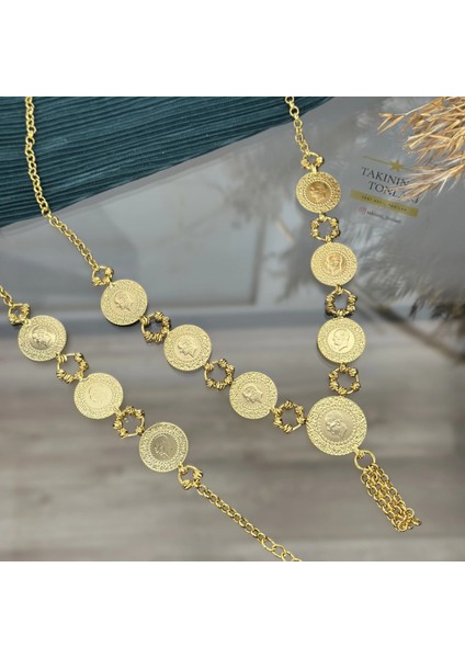 22 Ayar Çeyrekli Dorikalı Set