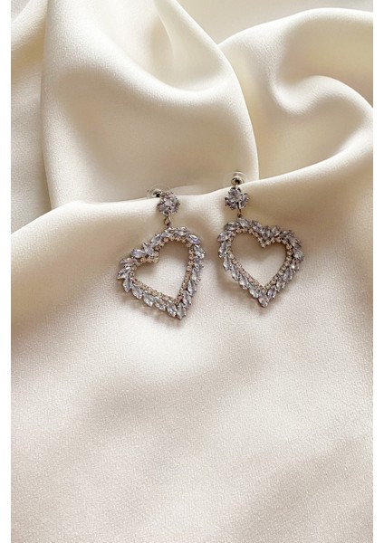 Damla Kristal ve Zirkon Taşlı Abiye Küpe fırsatları