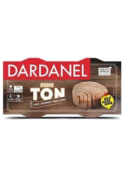 Dardanel Ayçiçek Yağlı Füme Ton Balığı 2X140 gr