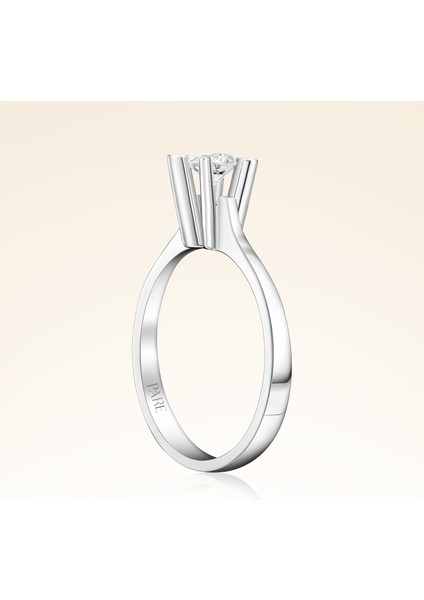 F Renk 0,40 Karat Hrd Sertifikalı Tektaş Pırlanta Yüzük fırsatları