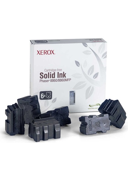 Phaser 8860-108R00800 Siyah Orijinal Katı Mürekkep Altılı