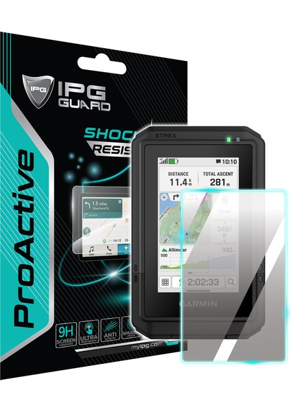 Garmin Etrex Touch Gps Için 9h Nano Proactive Ekran Koruyucu (2 Adet)