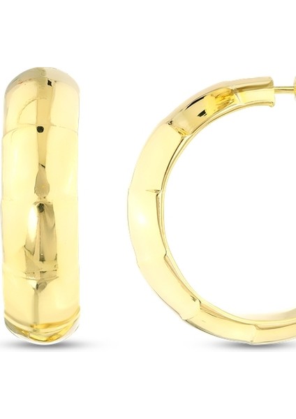 Altın Halka Küpe - 14K fiyatları