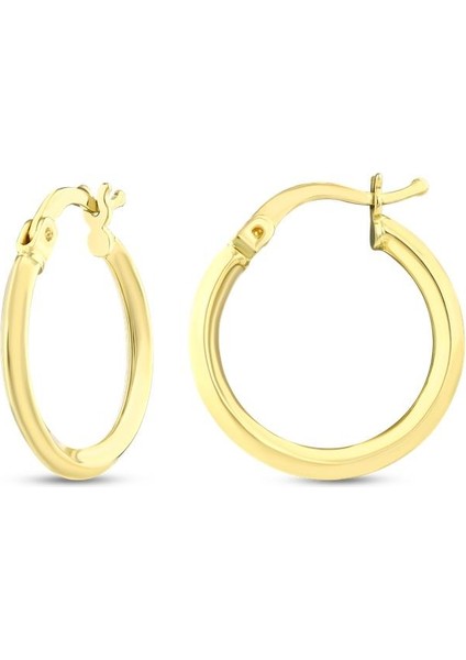 Altın Halka Küpe - 14K