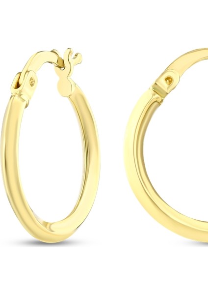 Altın Halka Küpe - 14K fiyatları