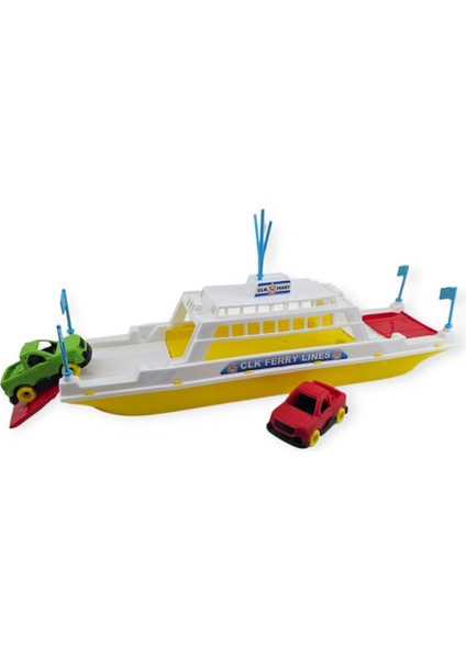 Feribot Araç Taşııyan Gemi 45 cm - Sarı (Lisinya) modelleri