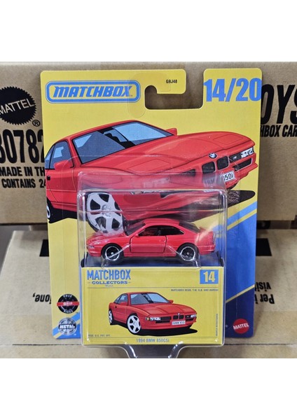 Collectors 1/64 1994 Bmw 850 Csi