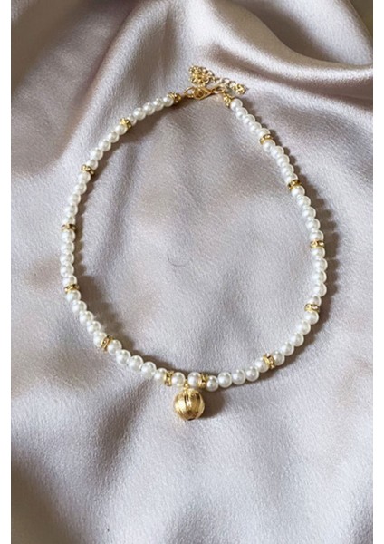 Gold Küre Uçlu Inci Kolye fiyatları