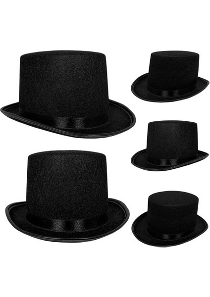Yetişkin Boy Siyah Renk Keçe Sihirbaz Fötr Şapka fiyatları