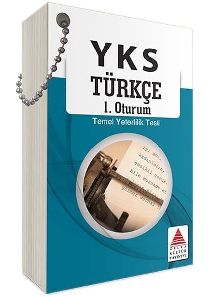 Delta Kültür Yks 1. Oturum Türkçe Kartları (Tyt)