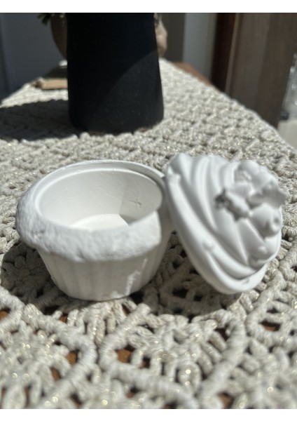 Boyanabilir 3'lü Cupcake Kutu, Dekoratif Obje fiyatları