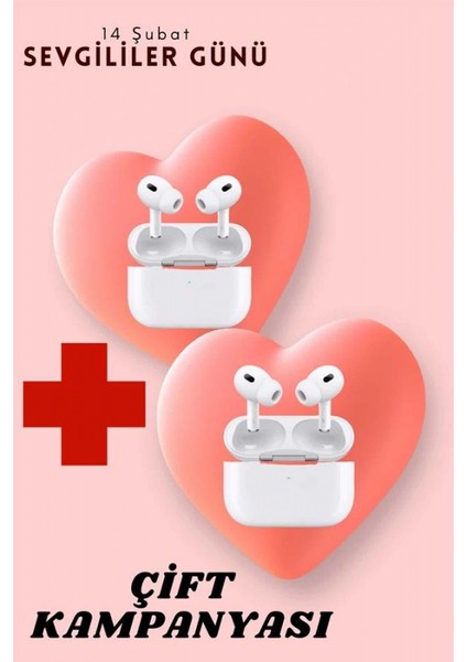 Sevgiliye Hediye Çift Kulaklığı Yeni Nesil Pro Kulaklık Sevgililer Gününe Özel Kampanya