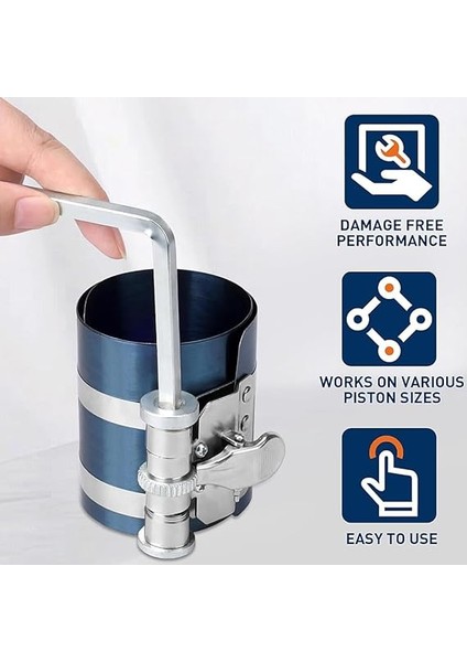 Ht- Rico Piston Segmanı Sıkıştırma Çemberi 53-175MM fiyatları