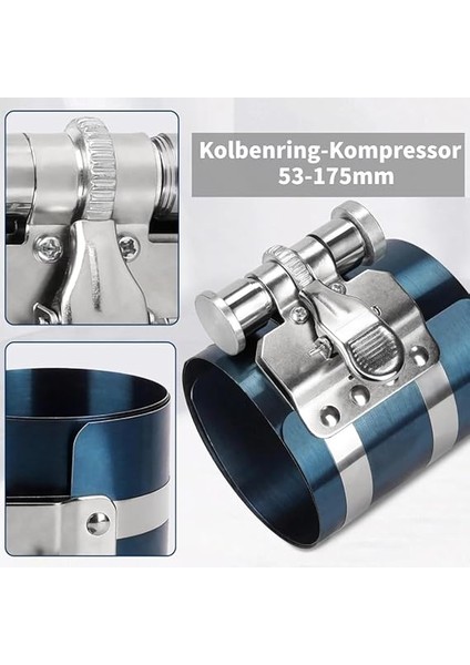 Ht- Rico Piston Segmanı Sıkıştırma Çemberi 53-175MM modelleri