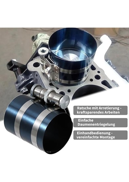 Ht- Rico Piston Segmanı Sıkıştırma Çemberi 53-175MM fırsatları