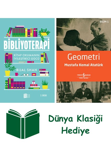 Bibliyoterapi + Geometri + Dünya Klasiği Hediye