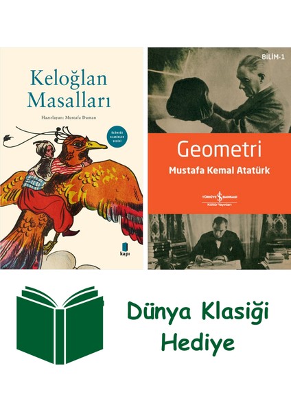 Keloğlan Masalları + Geometri + Dünya Klasiği Hediye