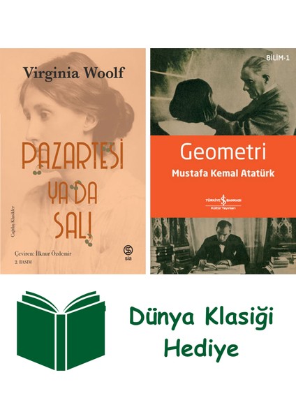 Pazartesi Ya Da Salı + Geometri + Dünya Klasiği Hediye