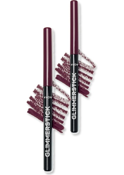 Glimmerstick Dudak Kalemi - Deep Plum Ikili Set