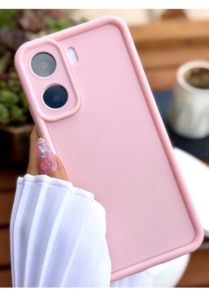 Redmi 13C Uyumlu Mat Lansman Parmak Izi Bırakmaz Esnek Silikon Kılıf