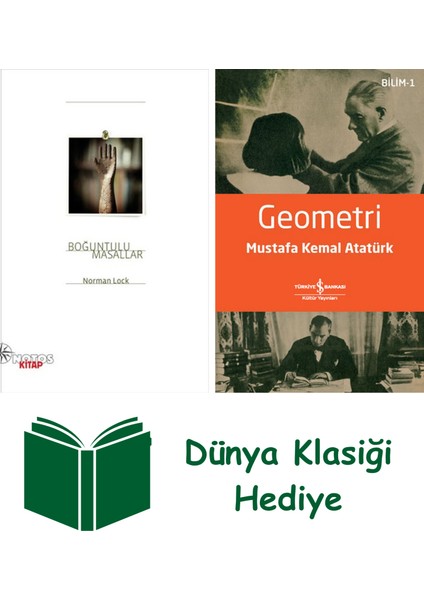 Boğuntulu Masallar + Geometri + Dünya Klasiği Hediye