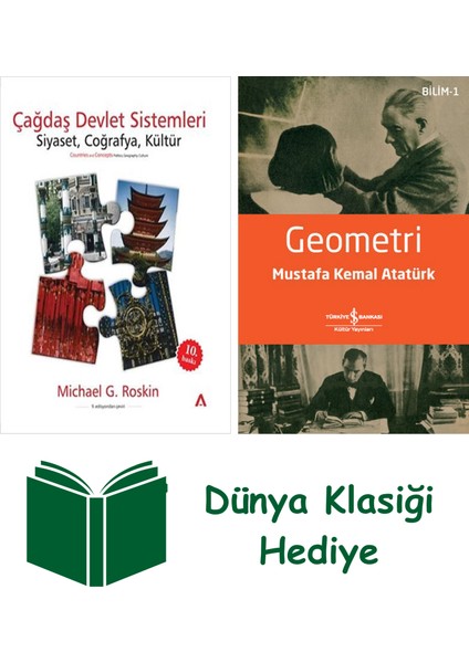 Çağdaş Devlet Sistemleri + Geometri + Dünya Klasiği Hediye