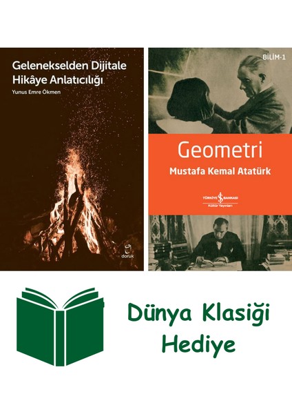 Gelenekselden Dijitale Hikaye Anlatıcılığı + Geometri + Dünya Klasiği Hediye
